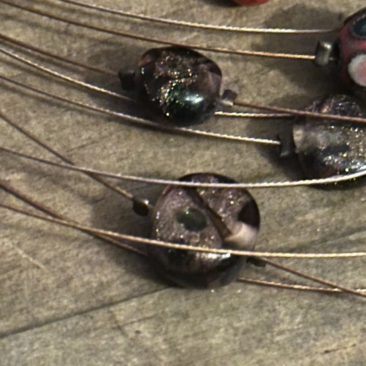 Other Multi layered cloisonné and Murano glass bead wire necklace Size ONE SIZE - 6 Thumbnail
