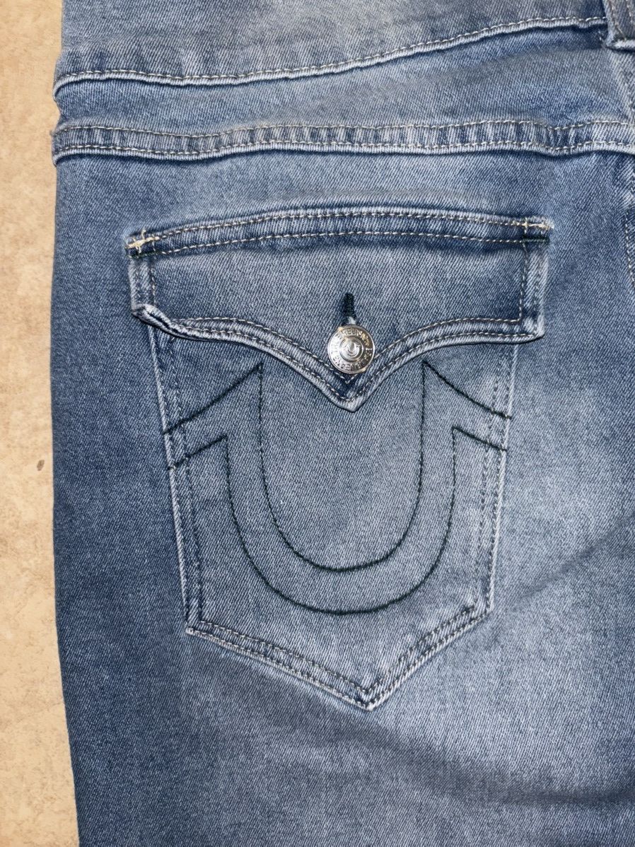 True Religion True Religion Y2K Distressed Jeans Straight Size 36 Size US 36 / EU 52 - 5 Thumbnail