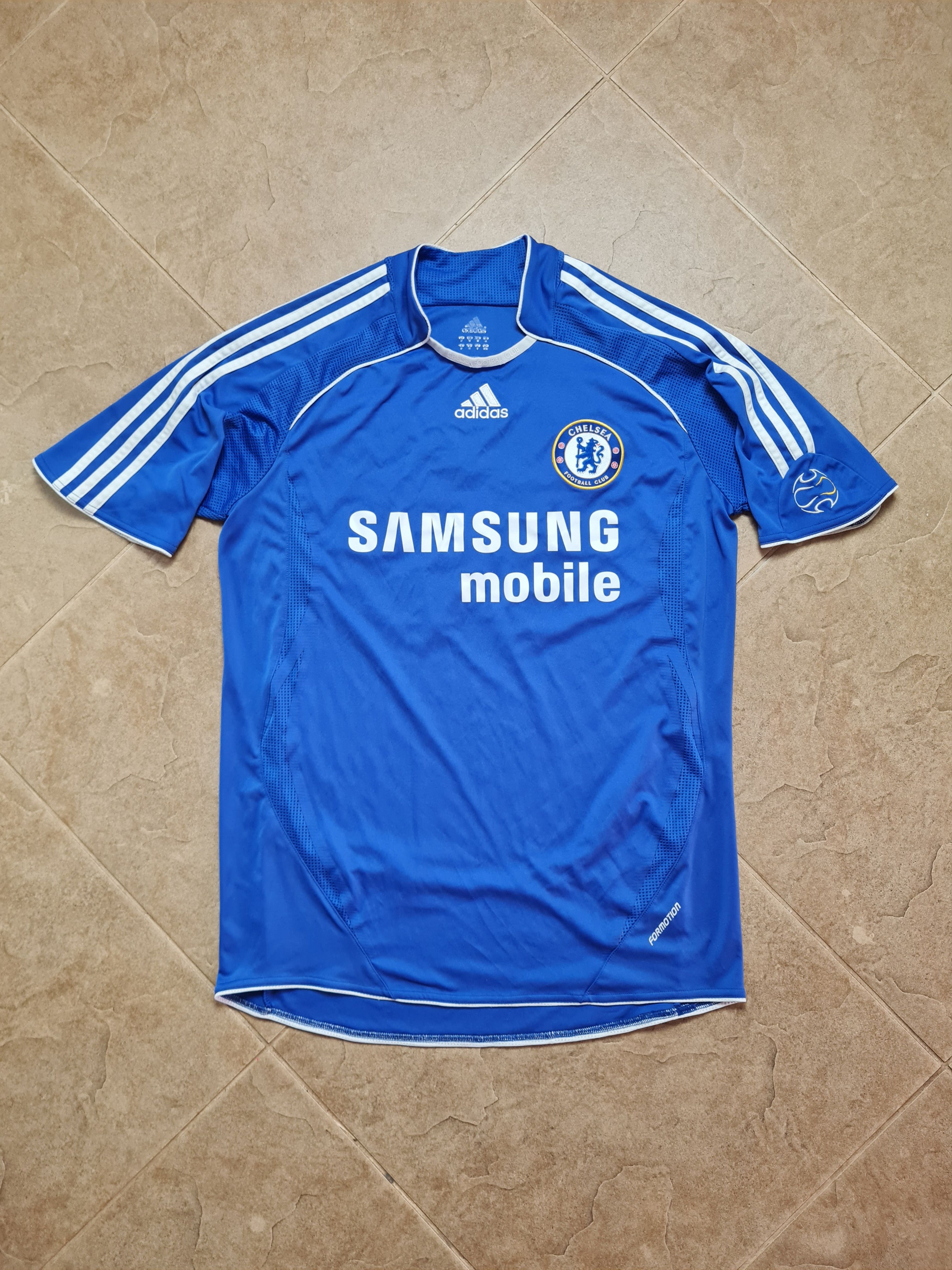 Adidas Soccer Shirt #13 Football Jersey Adidas Chelsea 2006-2008 Size US M / EU 48-50 / 2 - 1 Thumbnail