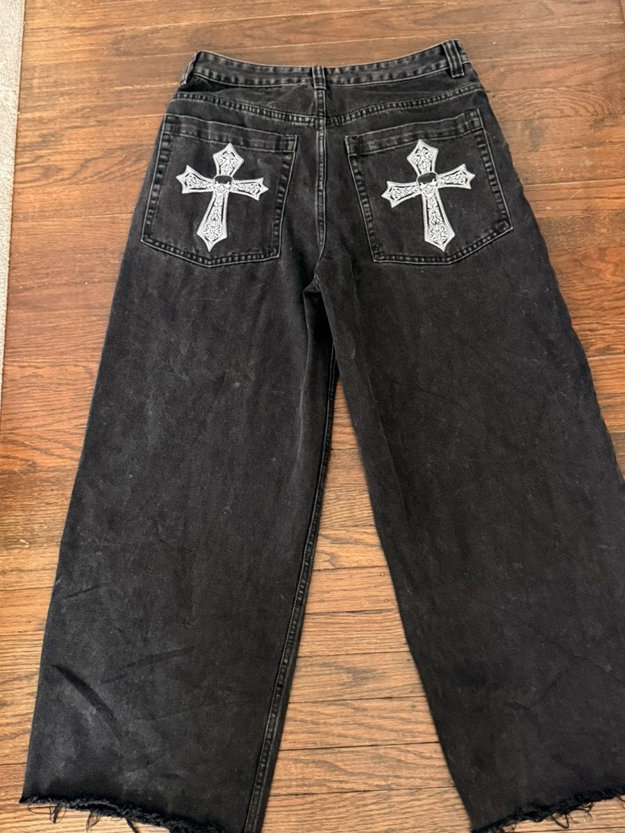 Other Gloe Mens Black Embroidered Pants Size US 31 - 2 Thumbnail