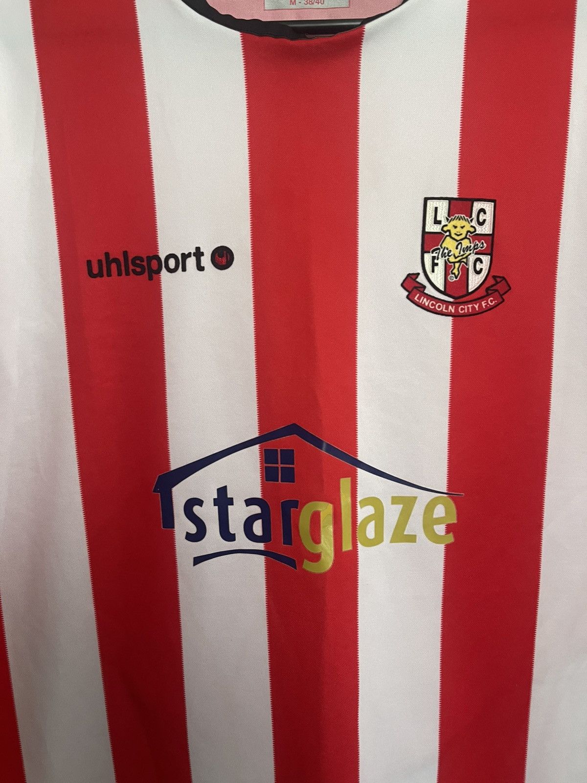 Other 2006/2007 Uhlsport Lincoln City FC Soccer Jersey Vintage Tee Size US M / EU 48-50 / 2 - 6 Thumbnail