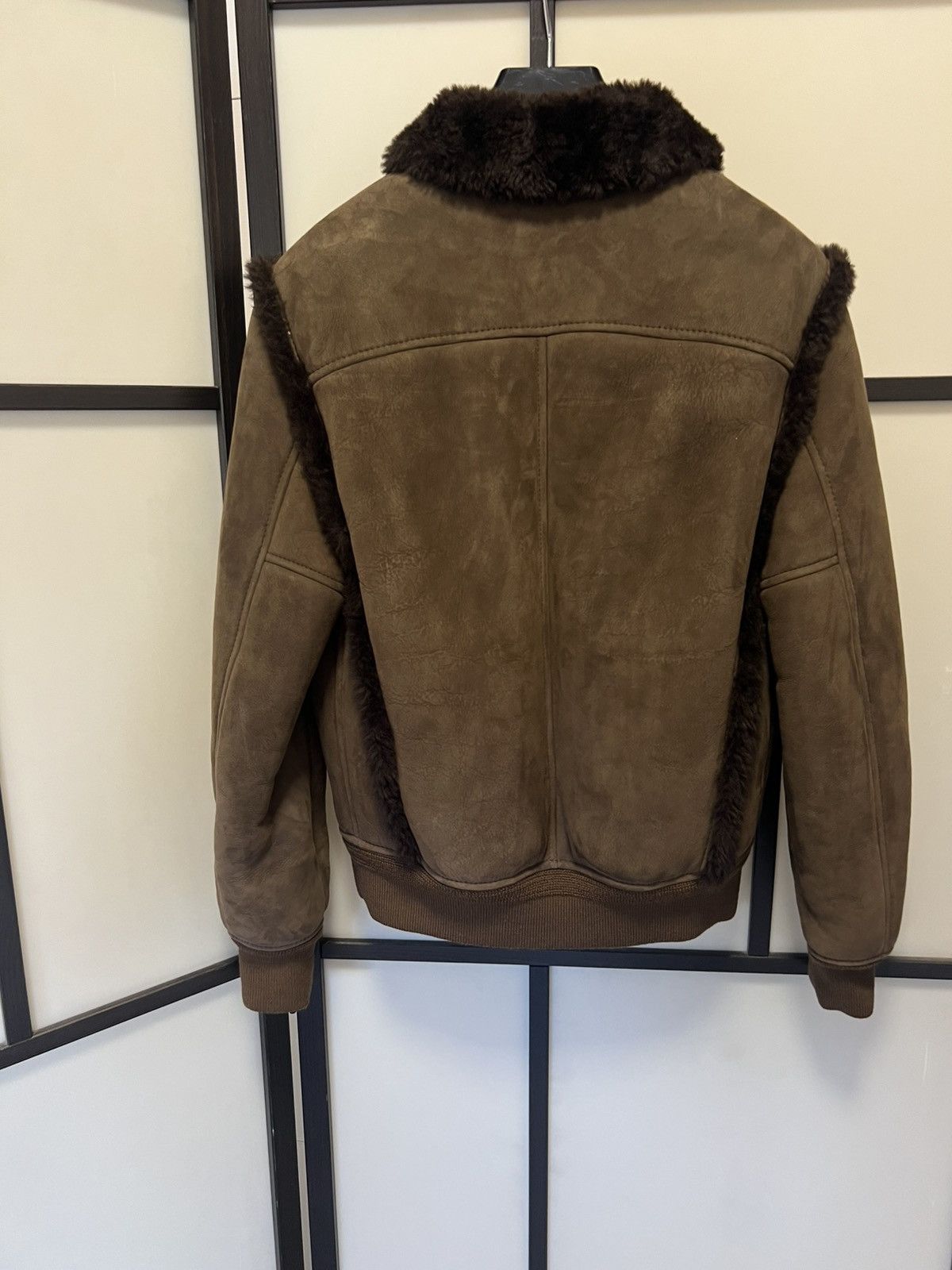 Celine × Hedi Slimane UNRELEASED - FW20 Brown Shearling Jacket Size US S / EU 44-46 / 1 - 11 Thumbnail