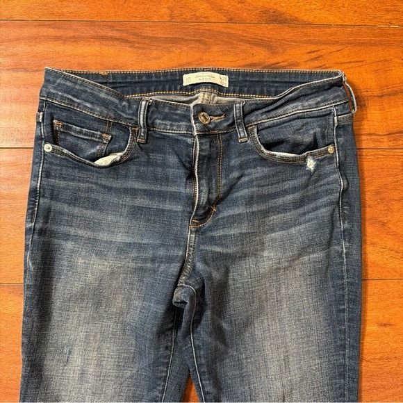 Abercrombie & Fitch Abercrombie & Fitch Dark Blue Denim Jeans Sz 6R 28 x 31 Size 28" / US 6 / IT 42 - 3 Thumbnail