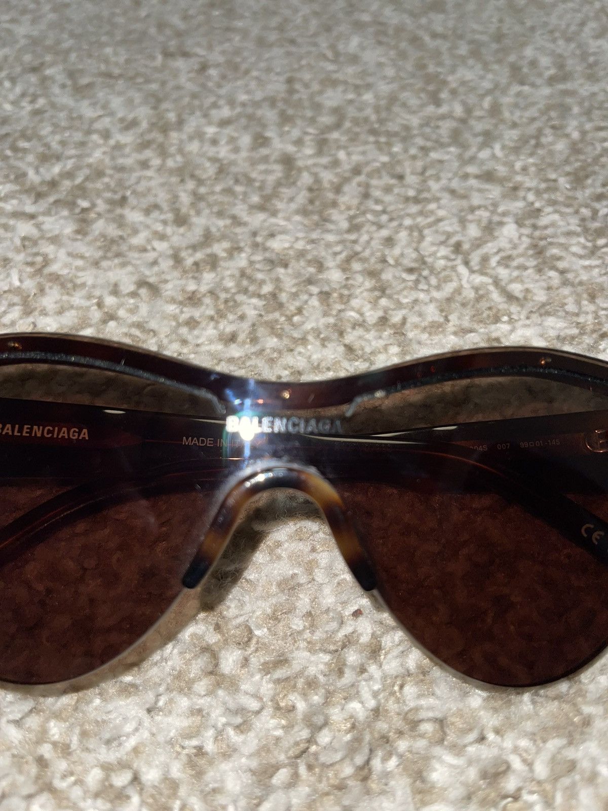 Balenciaga Balenciaga Shield Sunglasses Size ONE SIZE - 2 Thumbnail