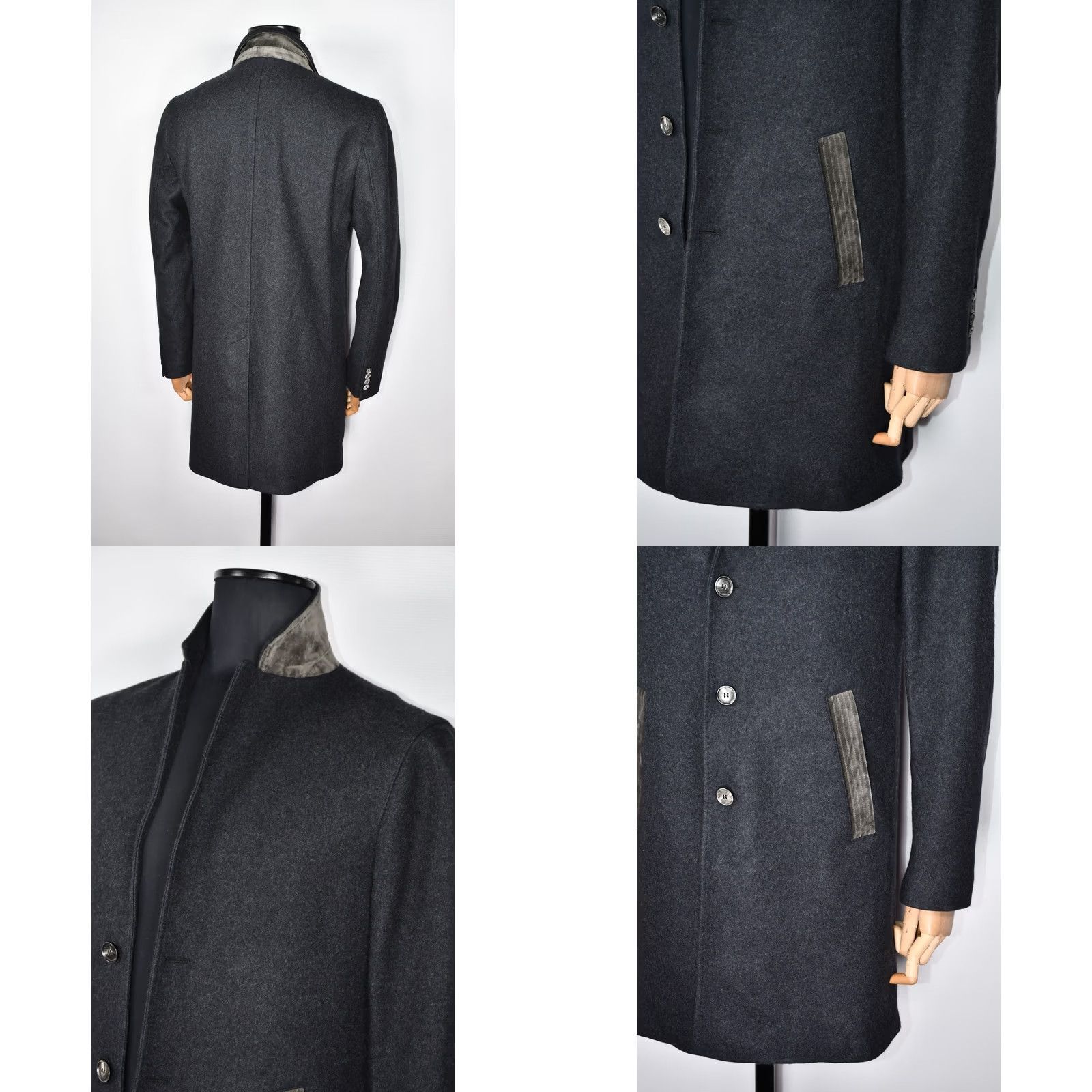 John Varvatos John Varvatos Collection Coat Wool size 48 Mens Jacket Size US M / EU 48-50 / 2 - 8 Thumbnail
