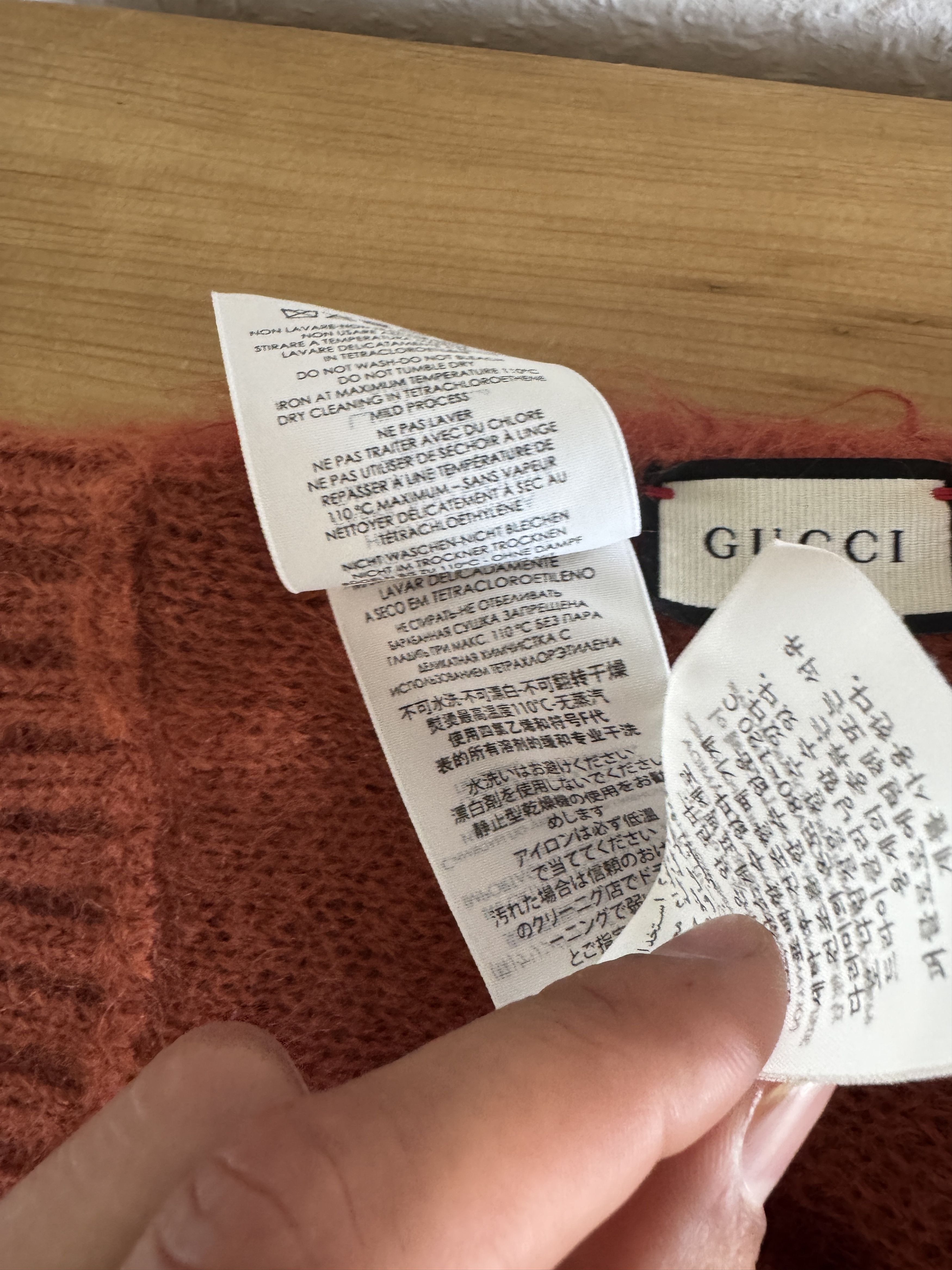 Gucci Red Mohair Beanie Size ONE SIZE - 8 Thumbnail