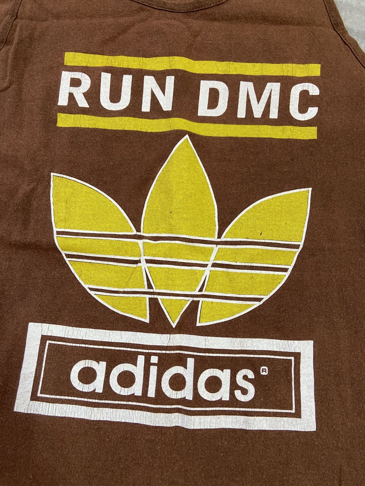 Adidas × Band Tees Vintage Adidas Run Dmc Sleeveless shirt Size US S / EU 44-46 / 1 - 4 Thumbnail