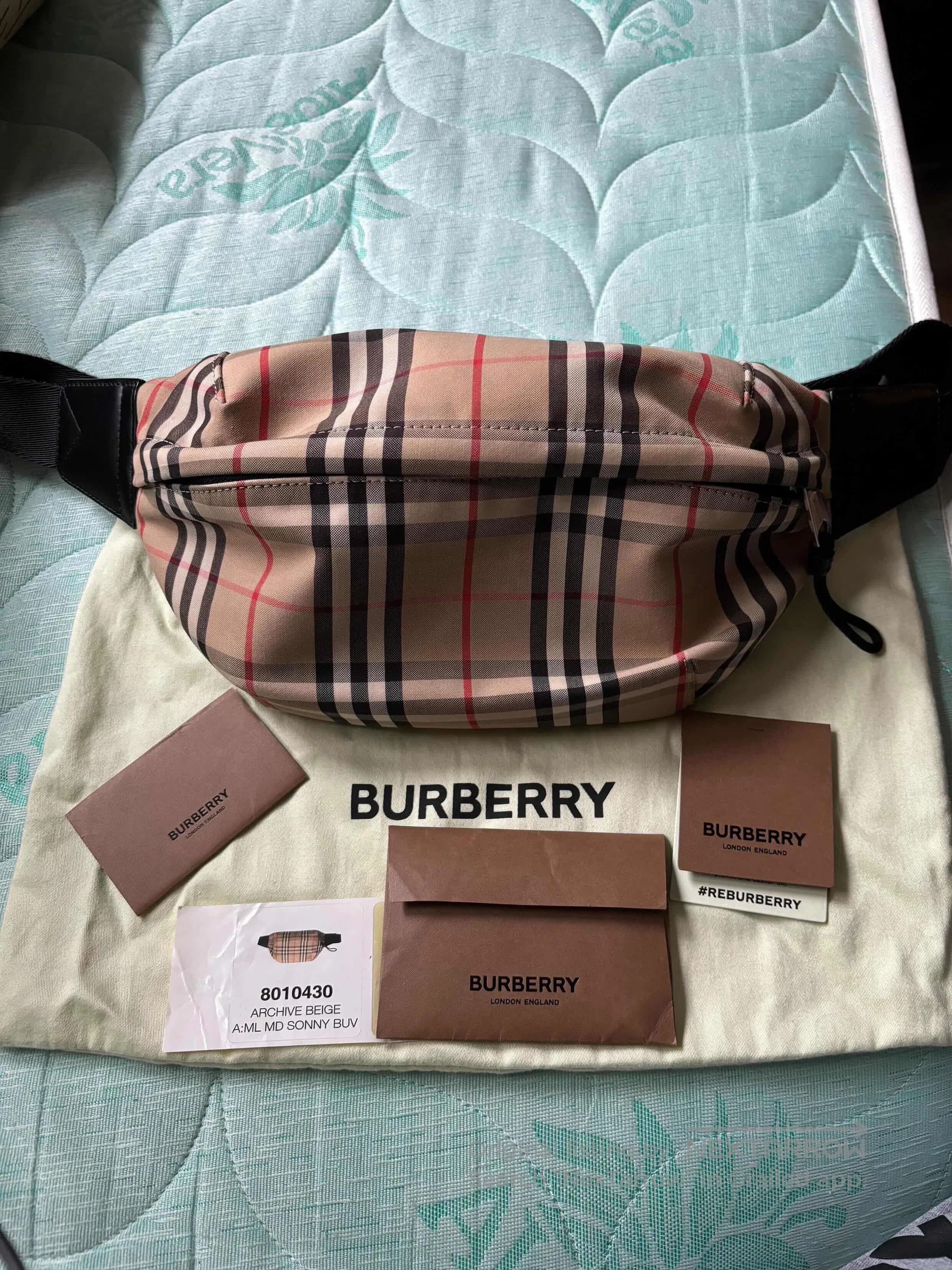 Burberry Burberry Vintage Check Bum Bag . Size ONE SIZE - 2 Thumbnail