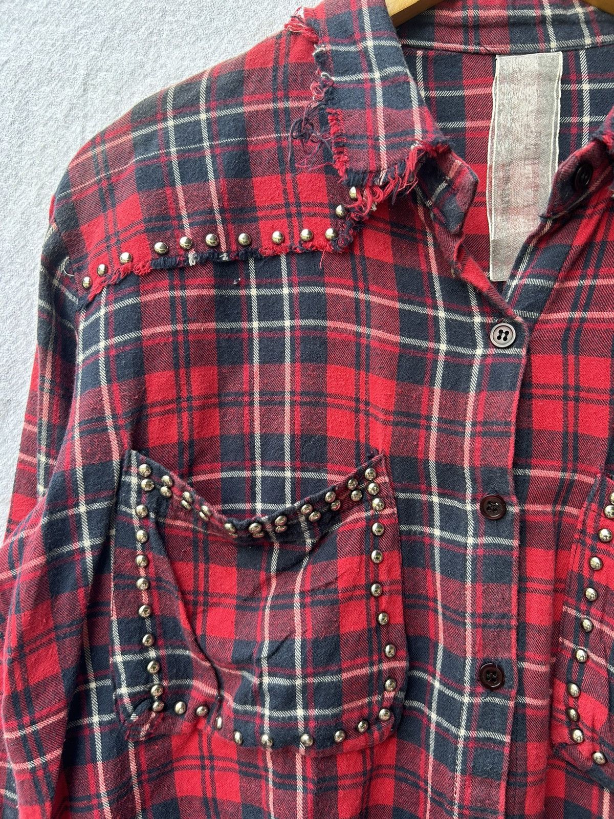If Six Was Nine × Japanese Brand × Le Grande Bleu (L.G.B.) 💸BINDINGOFFER💸Echopahty studded distressed shirt Size US L / EU 52-54 / 3 - 3 Thumbnail