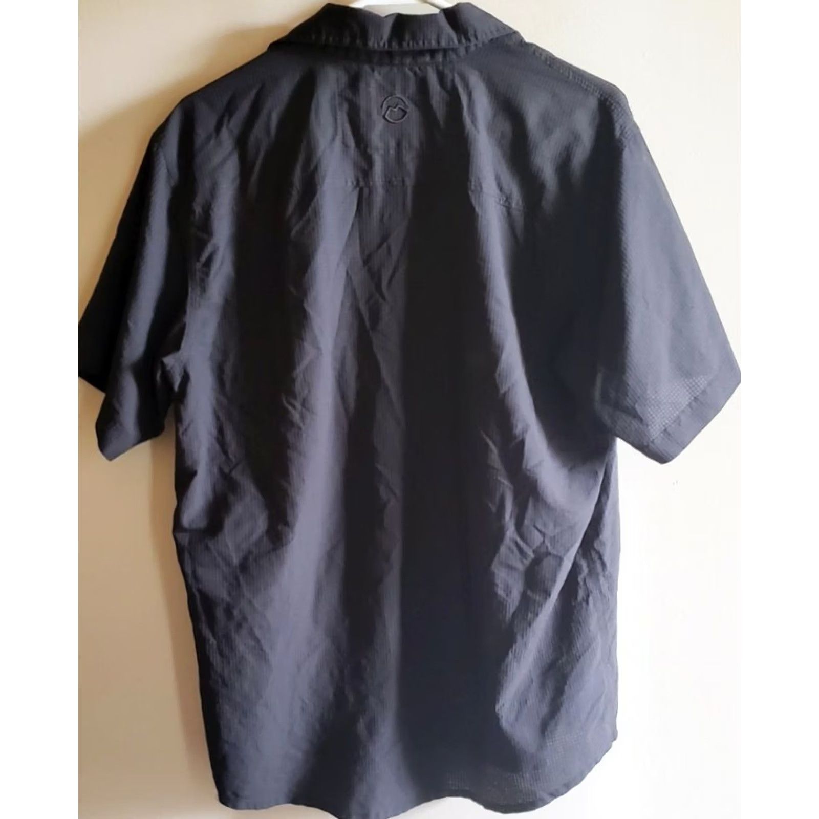 Vintage Magellan Outdoors Mens Loose Fit Short Sleeve Patch Pocket Fishing Dress Shirt M Size 40R - 5 Thumbnail