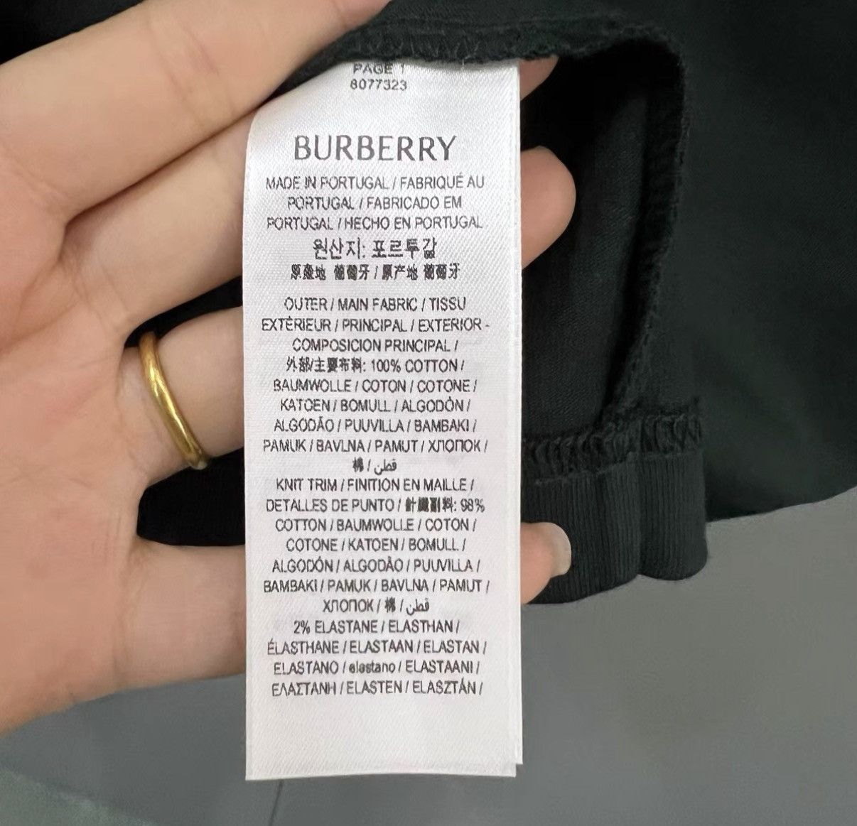 Burberry Burberry Embroidered Knight Short-Sleeve T-shirt J41 Size US S / EU 44-46 / 1 - 3 Thumbnail