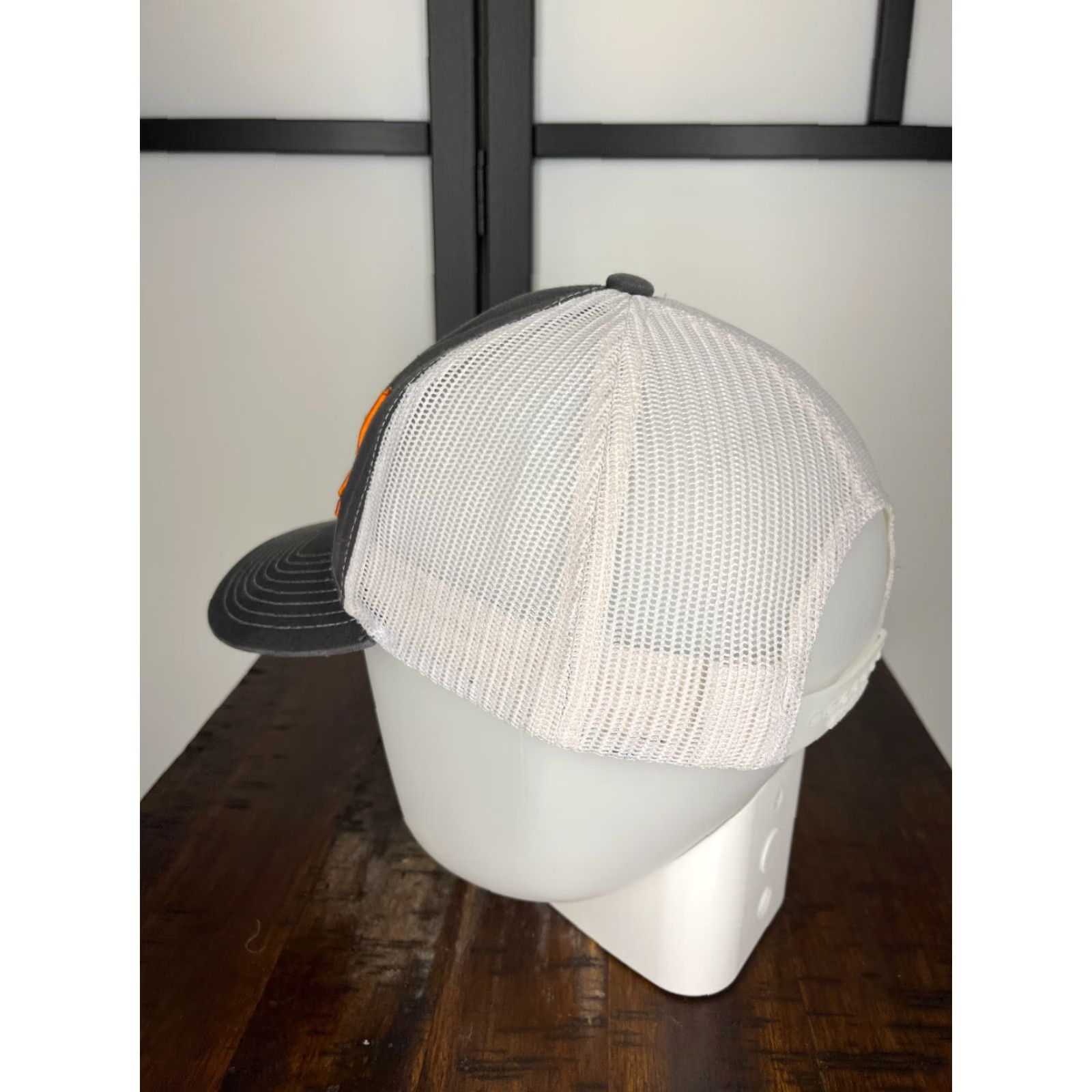 Vintage Richardson Rebel Off Road Hat Cap Trucker Adult One Size Gray White Cotton Blend Adjustable Men’s Hat Size ONE SIZE - 5 Thumbnail