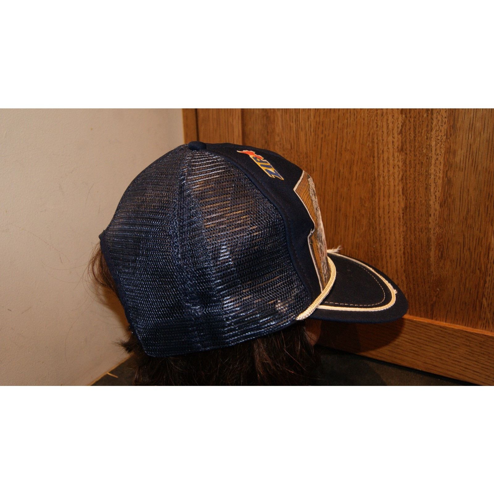 Vintage VTG Express Mail Snapback Hat Cap US Postal Next Day Service Size ONE SIZE - 6 Thumbnail