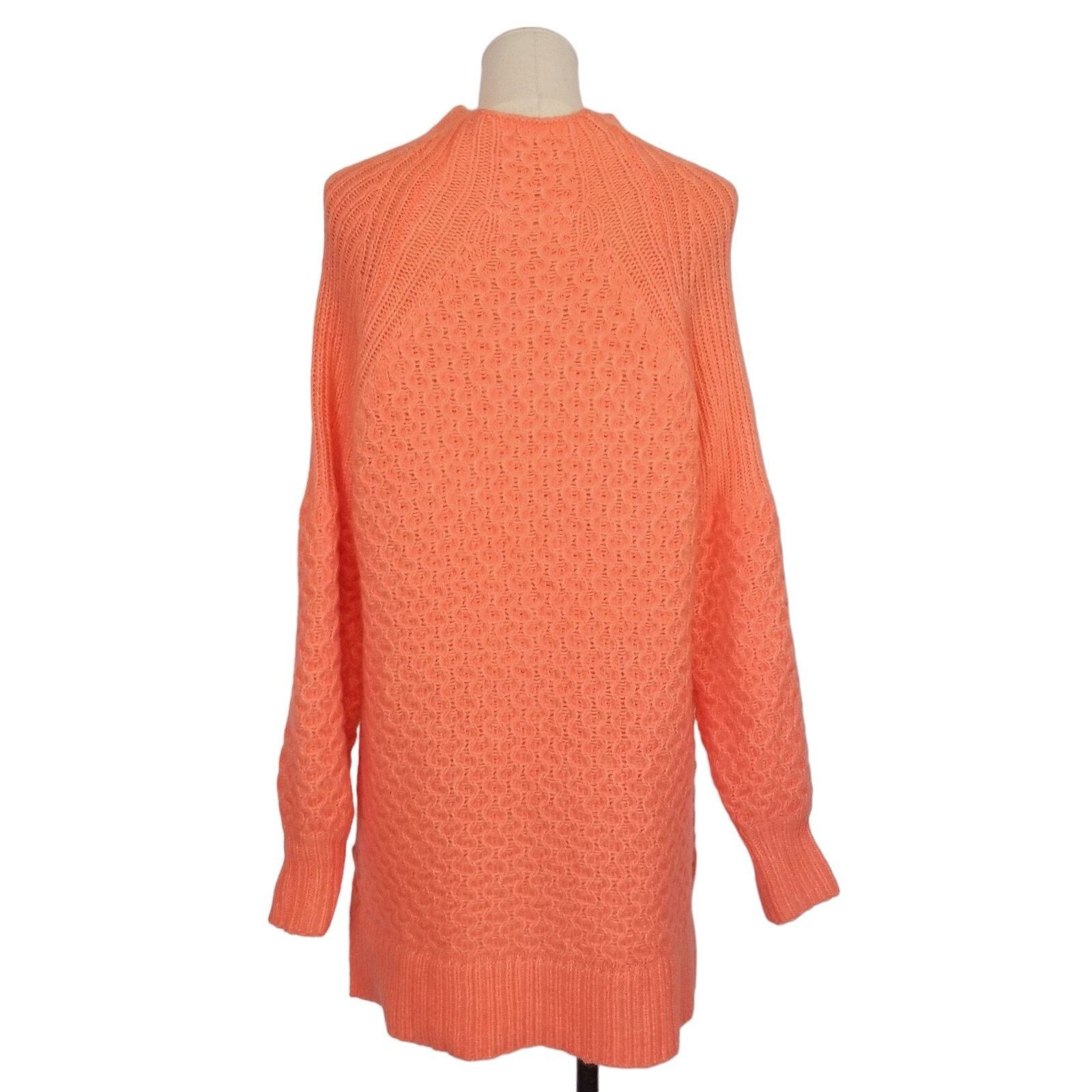 Anthropologie Anthropologie Bia Mock Neck Alpaca Blend Sweater Orange Sz S Size S / US 4 / IT 40 - 4 Thumbnail