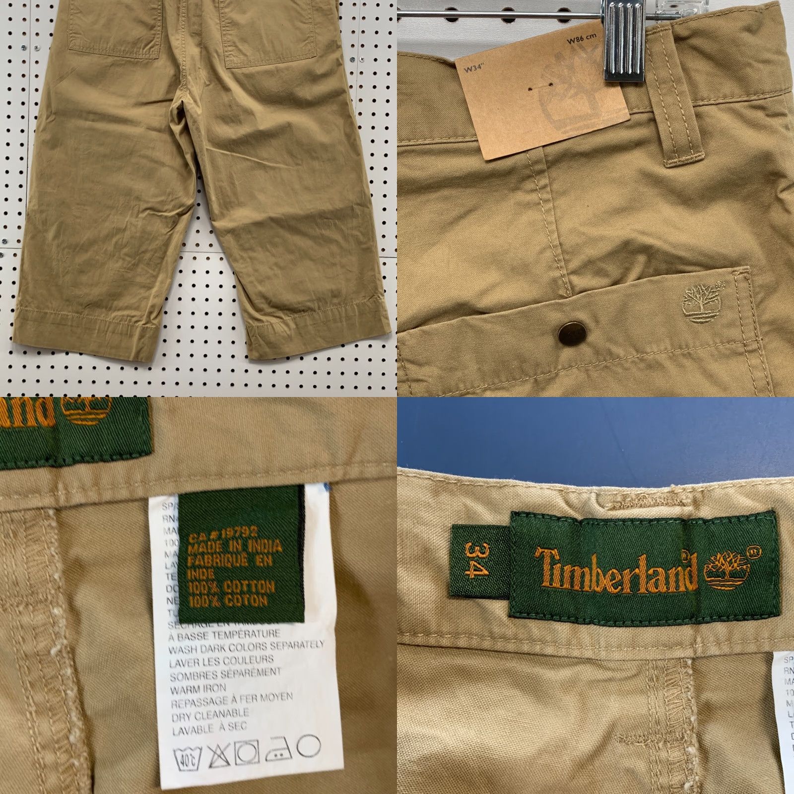 Timberland VINTAGE Timberland Capri Pants Women 34 Brown 34x30 Hiking Outdoor Capri Ladies Medium Brown Womens Size 24" / US 00 / IT 34 - 8 Thumbnail