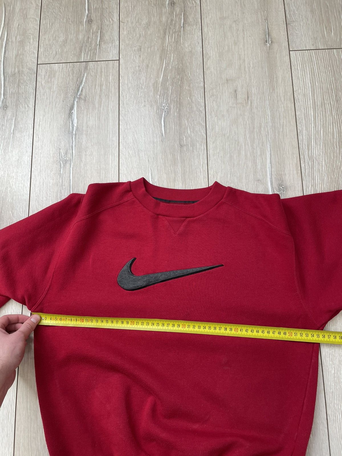 Nike × Vintage Vintage 90s woman's Nike sweatshirt big logo Size XS / US 0-2 / IT 36-38 - 9 Thumbnail
