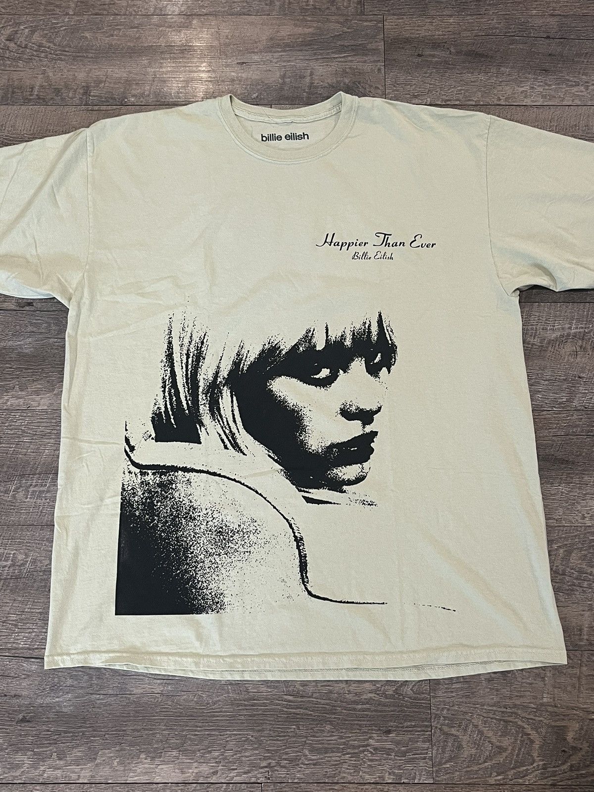 Band Tees Billie Eilish Happier Than Ever Tee Shirt Size XL Size US XL / EU 56 / 4 - 1 Thumbnail