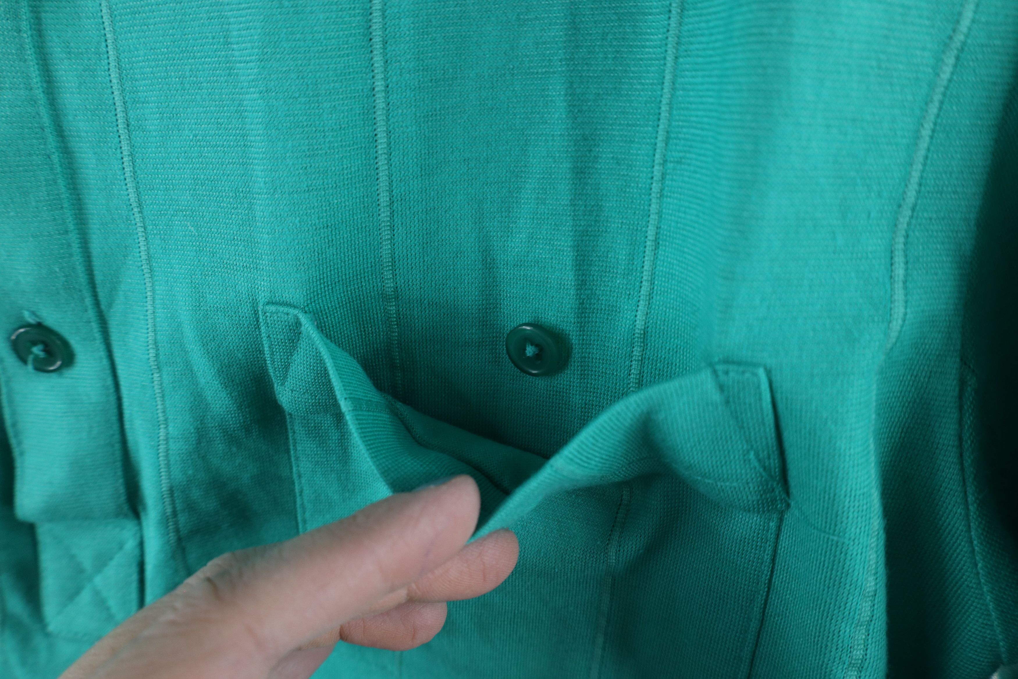 Vintage Vintage 90s Streetwear Collared Golf Polo Shirt Teal USA Size US M / EU 48-50 / 2 - 5 Thumbnail