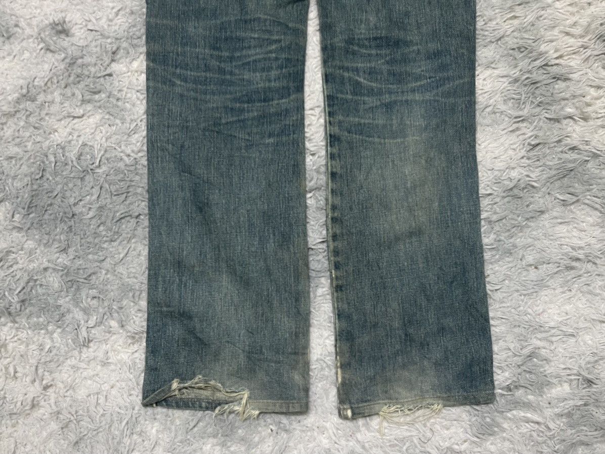 Japanese Brand 60s JOHN BULL RARE 5 POCKET JEANS DISTRESSED Size US 31 - 14 Thumbnail