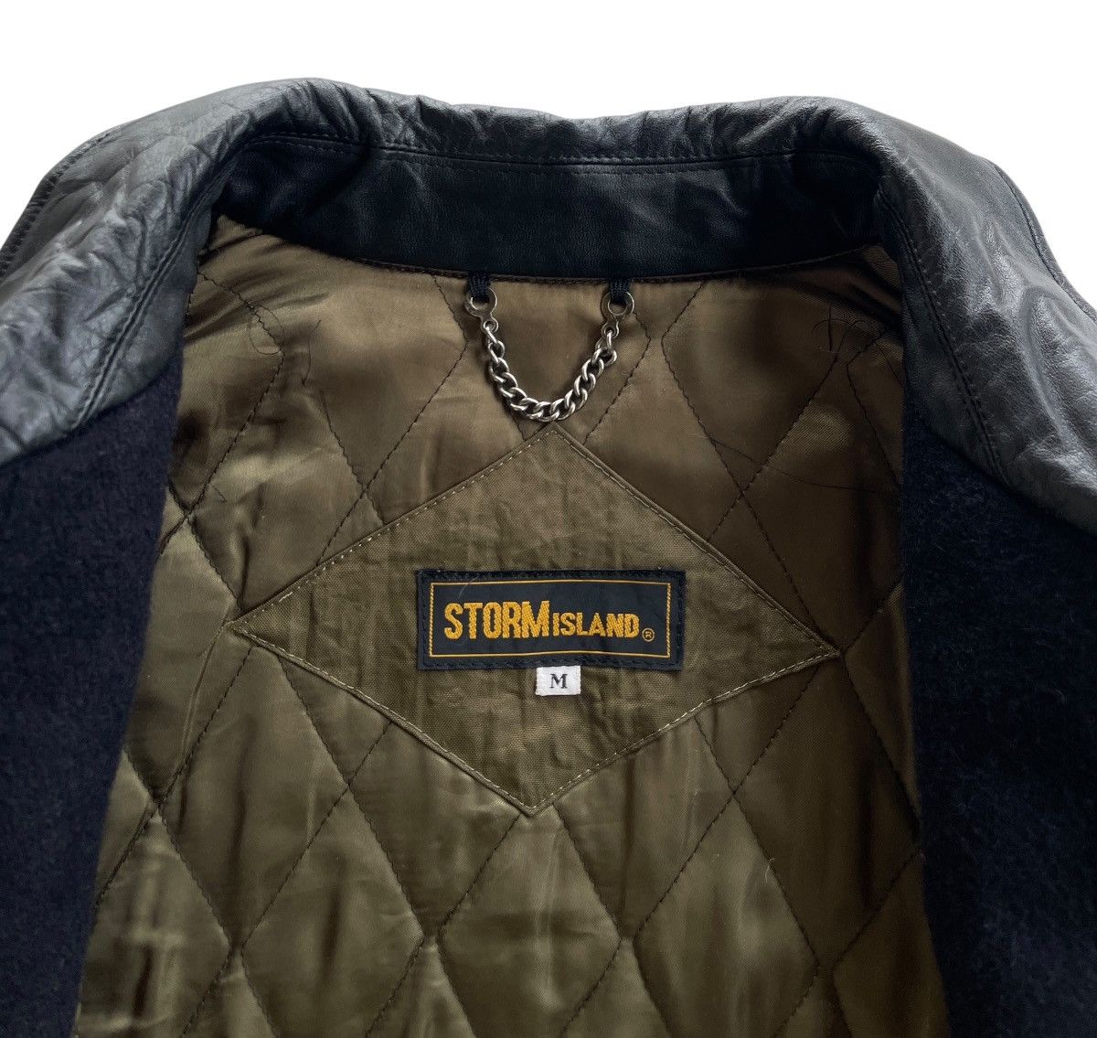 Japanese Brand Storm Island Wool Blouson Jacket Navy Size US M / EU 48-50 / 2 - 4 Thumbnail