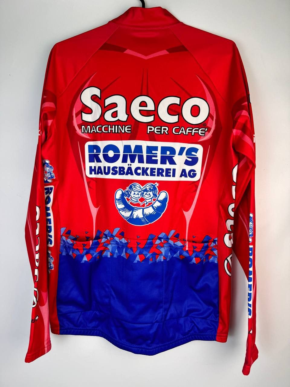 Santoni Saeco Romers SMS Santini Long Sleeve Cycling Jersey Size XL Size US XL / EU 56 / 4 - 2 Thumbnail