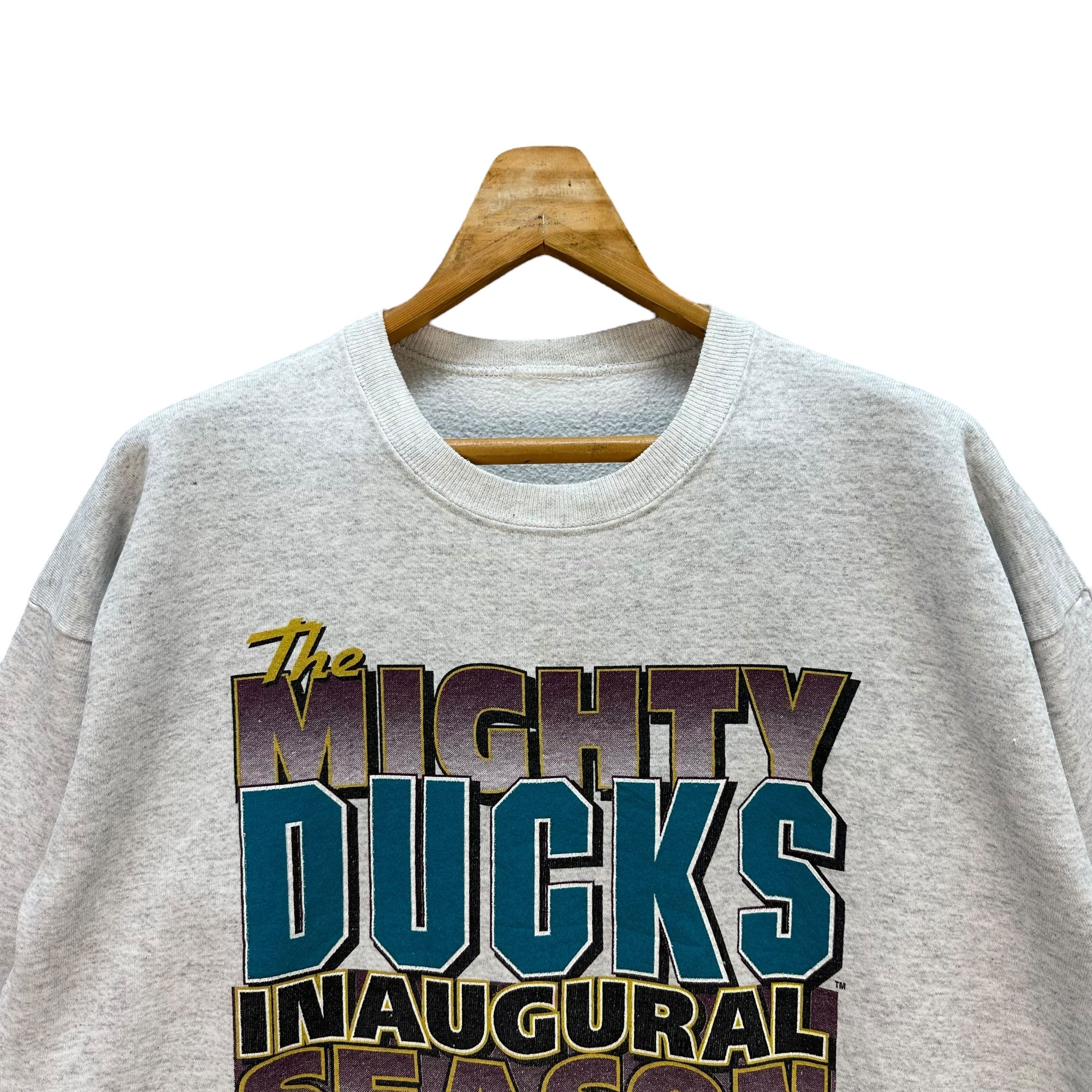 Vintage 90's Anaheim THE MIGHTY DUCKS Disney NHL Sweatshirt #A4-0099 Size US L / EU 52-54 / 3 - 2 Thumbnail