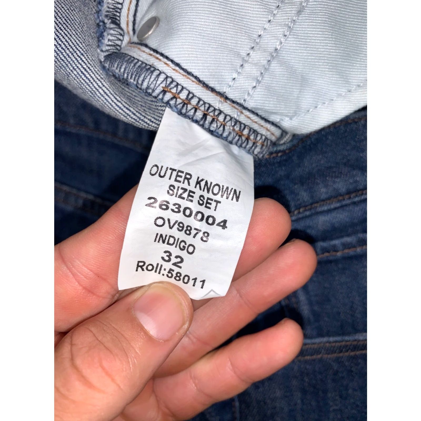 Outerknown Outknown Ambassador Slim Fit Denim Jeans Mens 32x28 Indigo Blue Casual Slim Straight 9383 Size US 32 / EU 48 - 4 Thumbnail