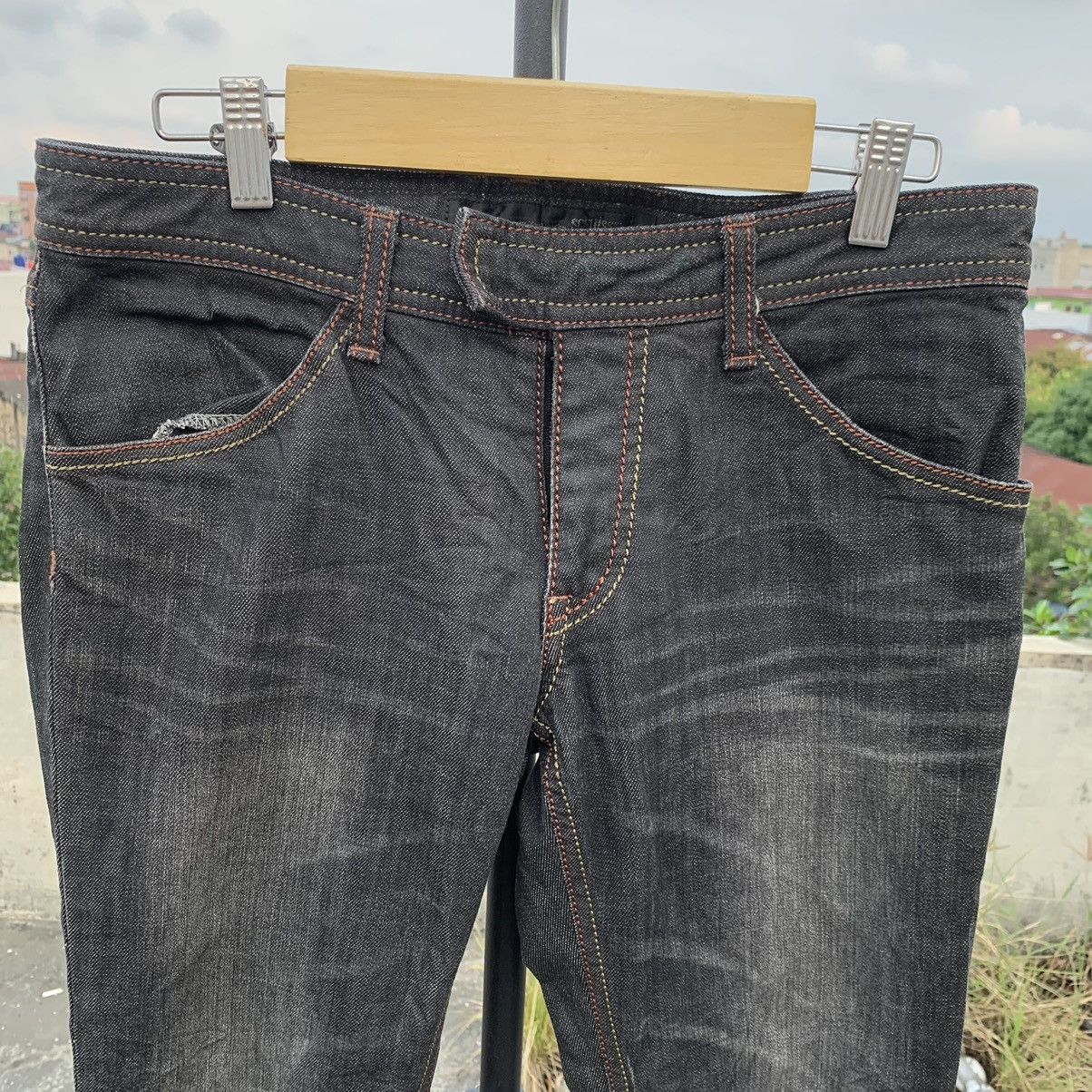 If Six Was Nine × Japanese Brand 💥Flare💥90s Schlussel Stretch mark Wolf Washed faded jean Size US 33 - 4 Thumbnail