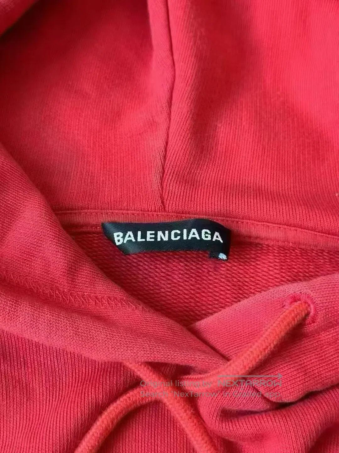 Balenciaga Balenciaga Red Lock Button Hoodie. Size US XS / EU 42 / 0 - 2 Thumbnail