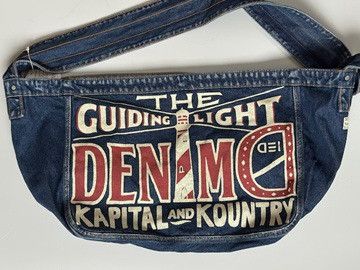 Kapital Kapital CANVAS NEWSPAPER BAG (GUIDING LIGHT) Size ONE SIZE - 3 Thumbnail