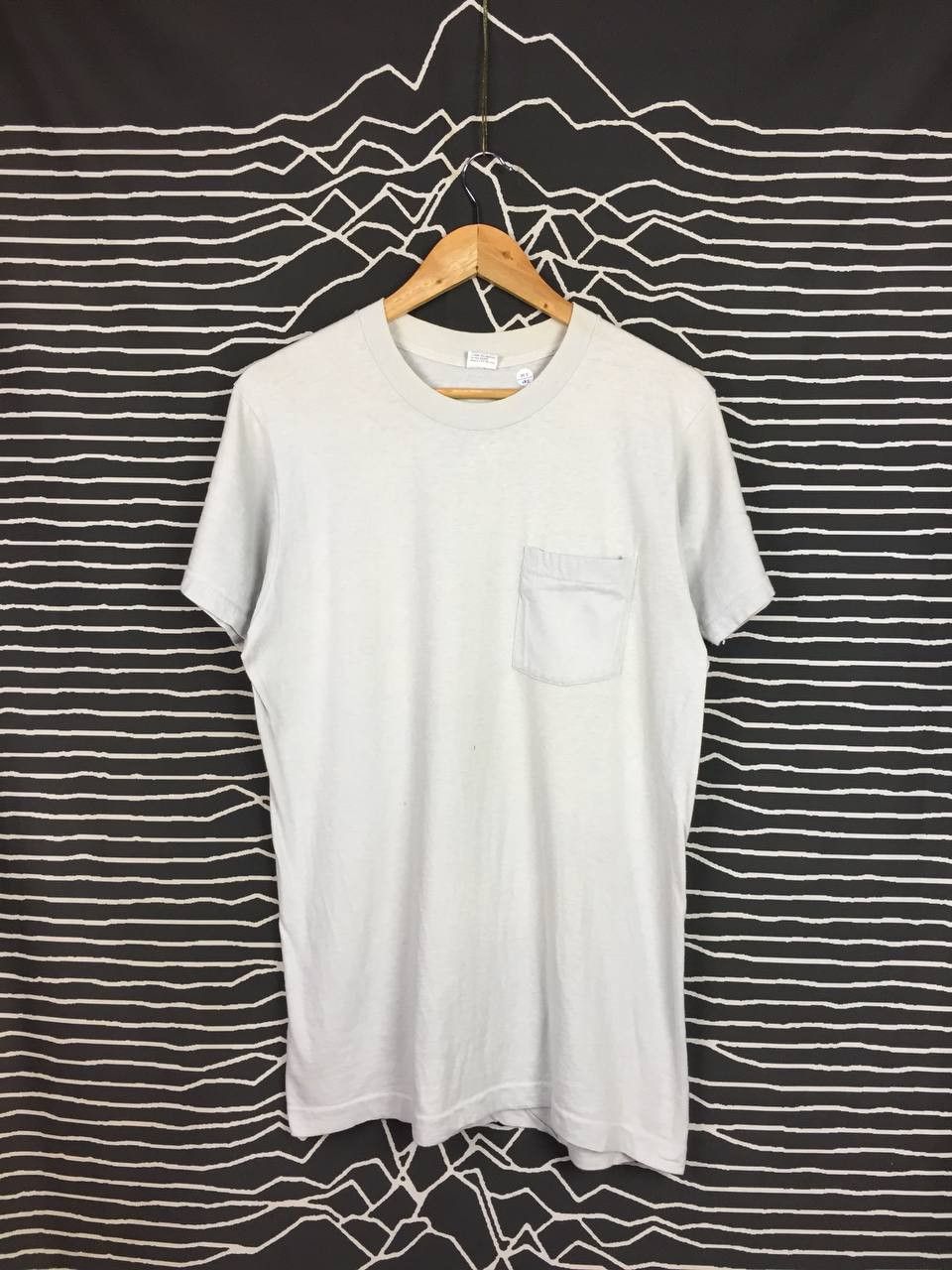 Vintage Vtg 90s BVD Made In Usa Combed Cotton Plain Pocket Tee Size US L / EU 52-54 / 3 - 1 Thumbnail