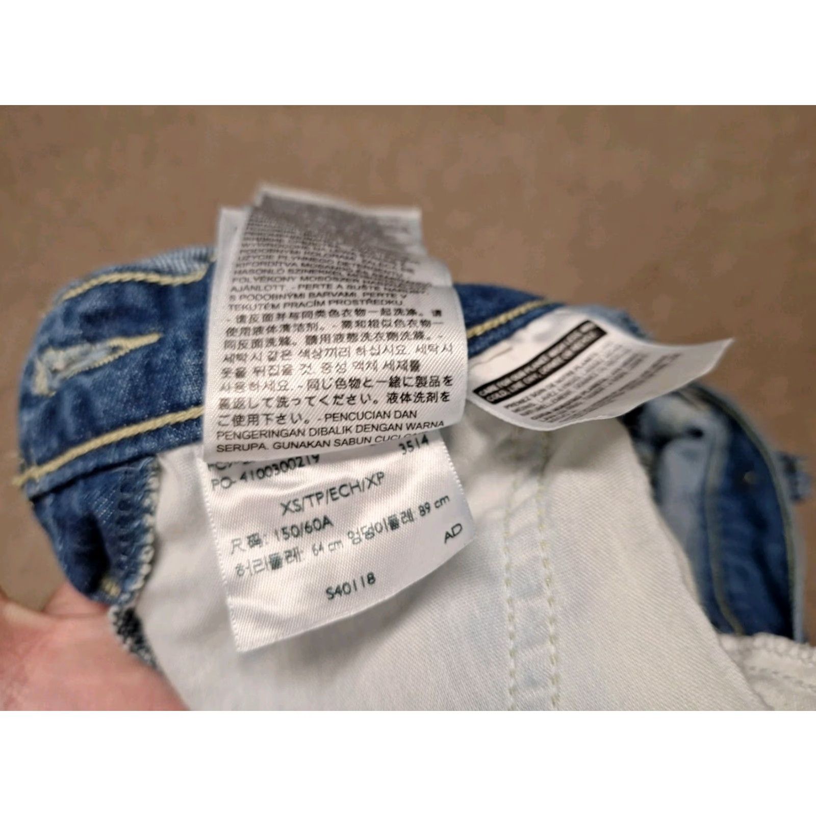 Levi's VINTAGE Levi’s Denim Overalls XS Women Blue Medium Denim Straight Jeans XS Size 26" / US 2 / IT 38 - 2 Thumbnail