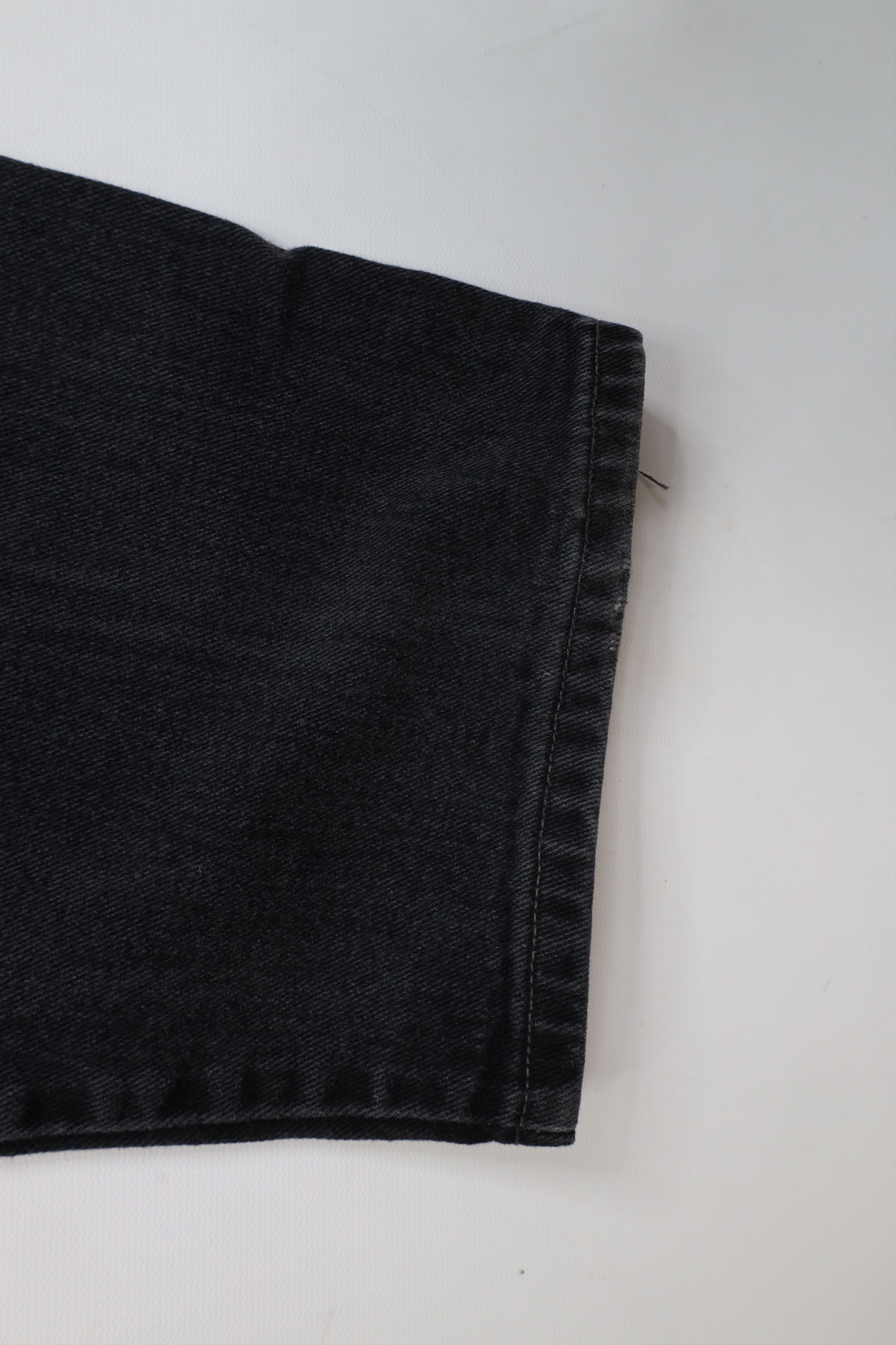 Levi's × Vintage Vintage 90s Levis 550 Relaxed Fit Denim Jeans Black Cotton Size US 36 / EU 52 - 9 Thumbnail