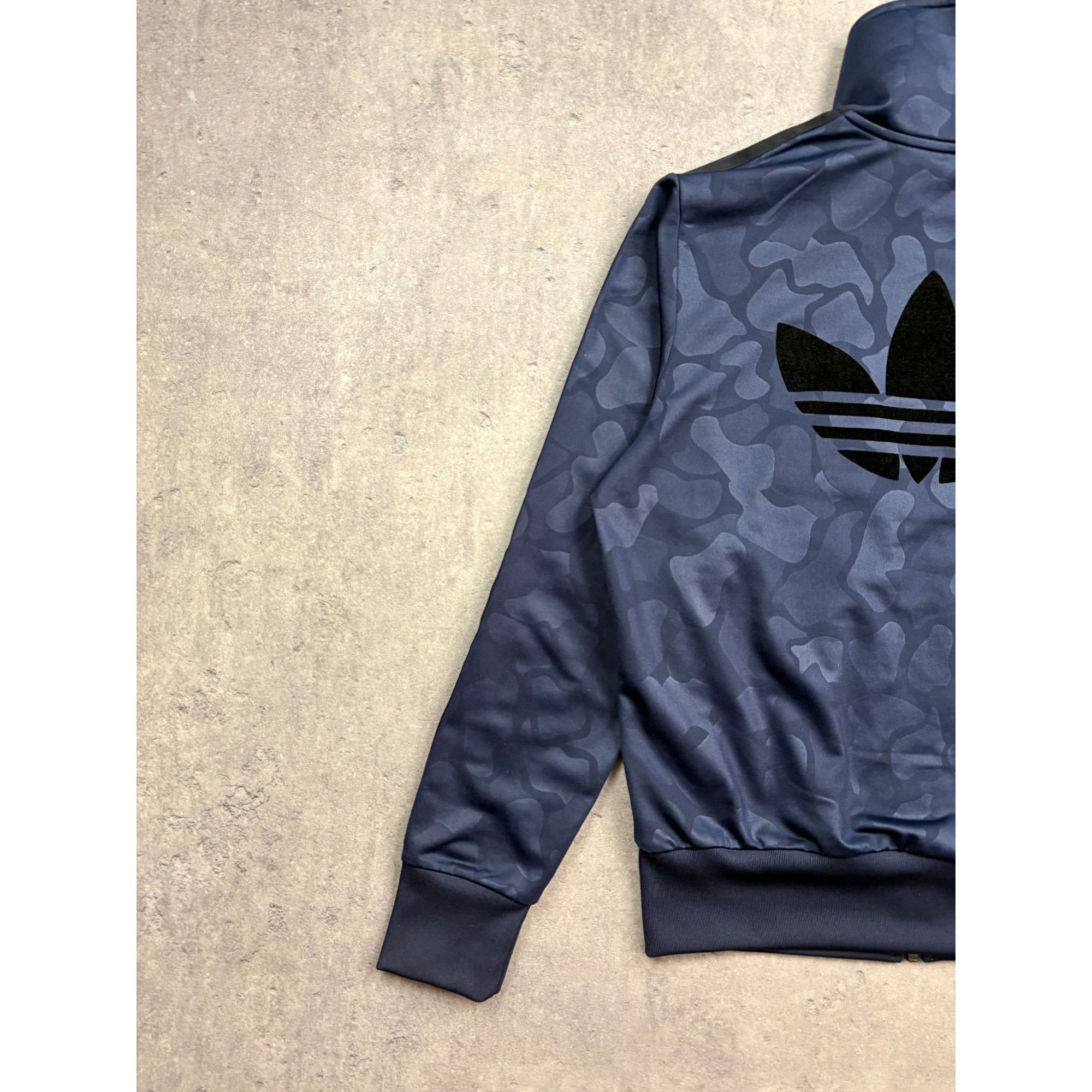 Adidas Adidas Originals Navy Camo Track Jacket With Trefoil Logo Fu Size US M / EU 48-50 / 2 - 11 Thumbnail