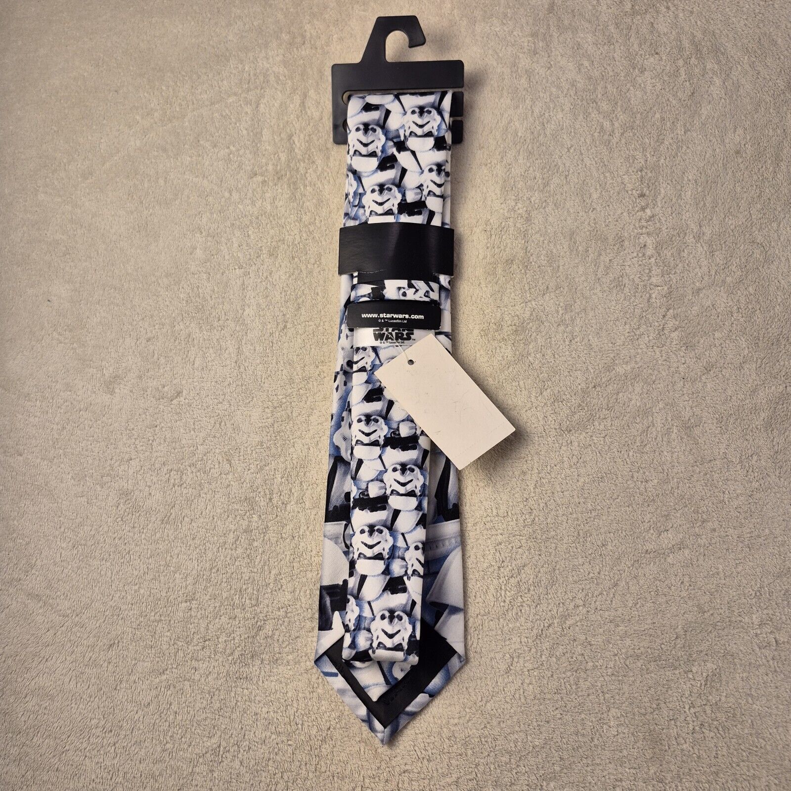 Star Wars STAR WARS MEN’S NECKTIE STORM TROOPERS SILK - NWT Size ONE SIZE - 4 Thumbnail