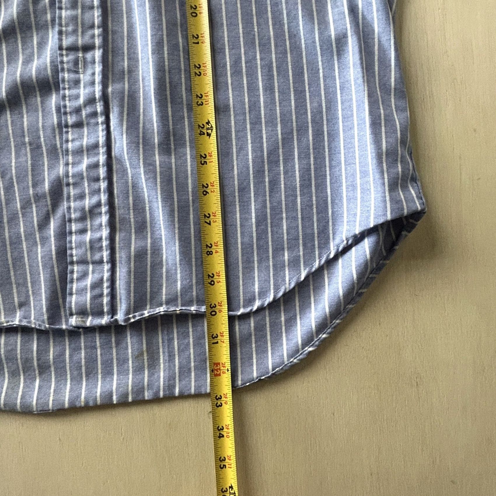 Lee VINTAGE Lee Shirt Mens L Blue Striped Long Sleeve Button-Up Workwear Casual Size US L / EU 52-54 / 3 - 5 Thumbnail