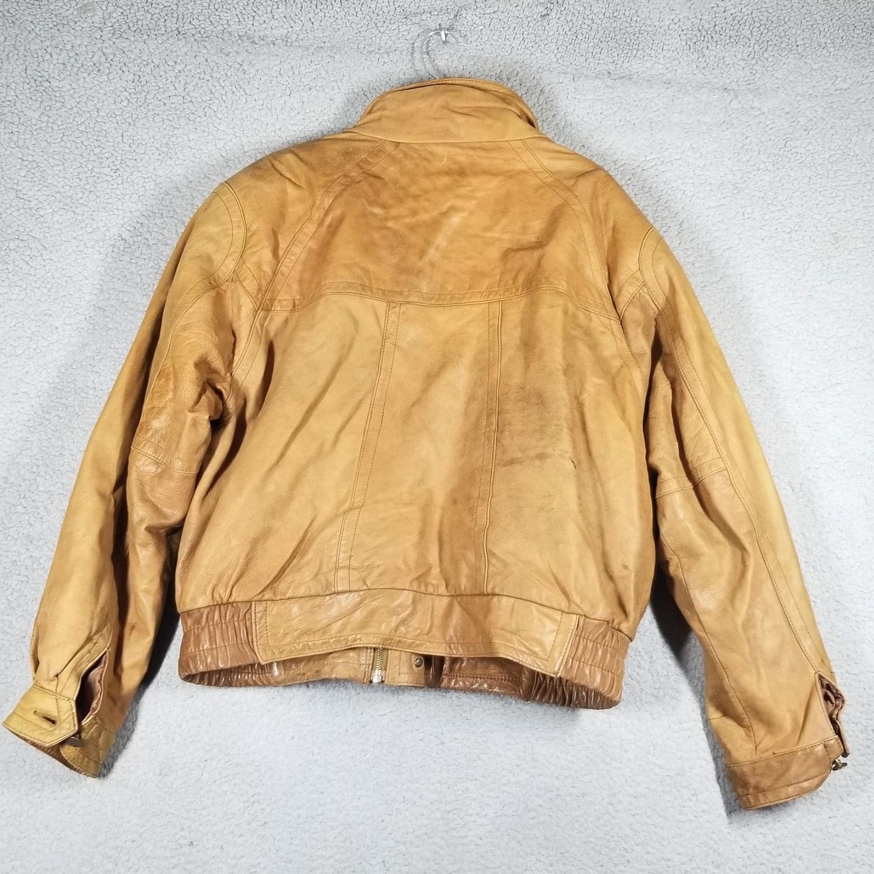 Vintage VINTAGE COOPER NZO New Zealand Outback Jacket Mens 42 Brown Leather Bomber 90s Mens Size US XS / EU 42 / 0 - 2 Thumbnail