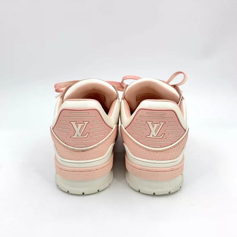 Louis Vuitton Louis Vuitton Pink Round Toe Strappy Board Sneaker Size US 8 / EU 41 - 4 Thumbnail