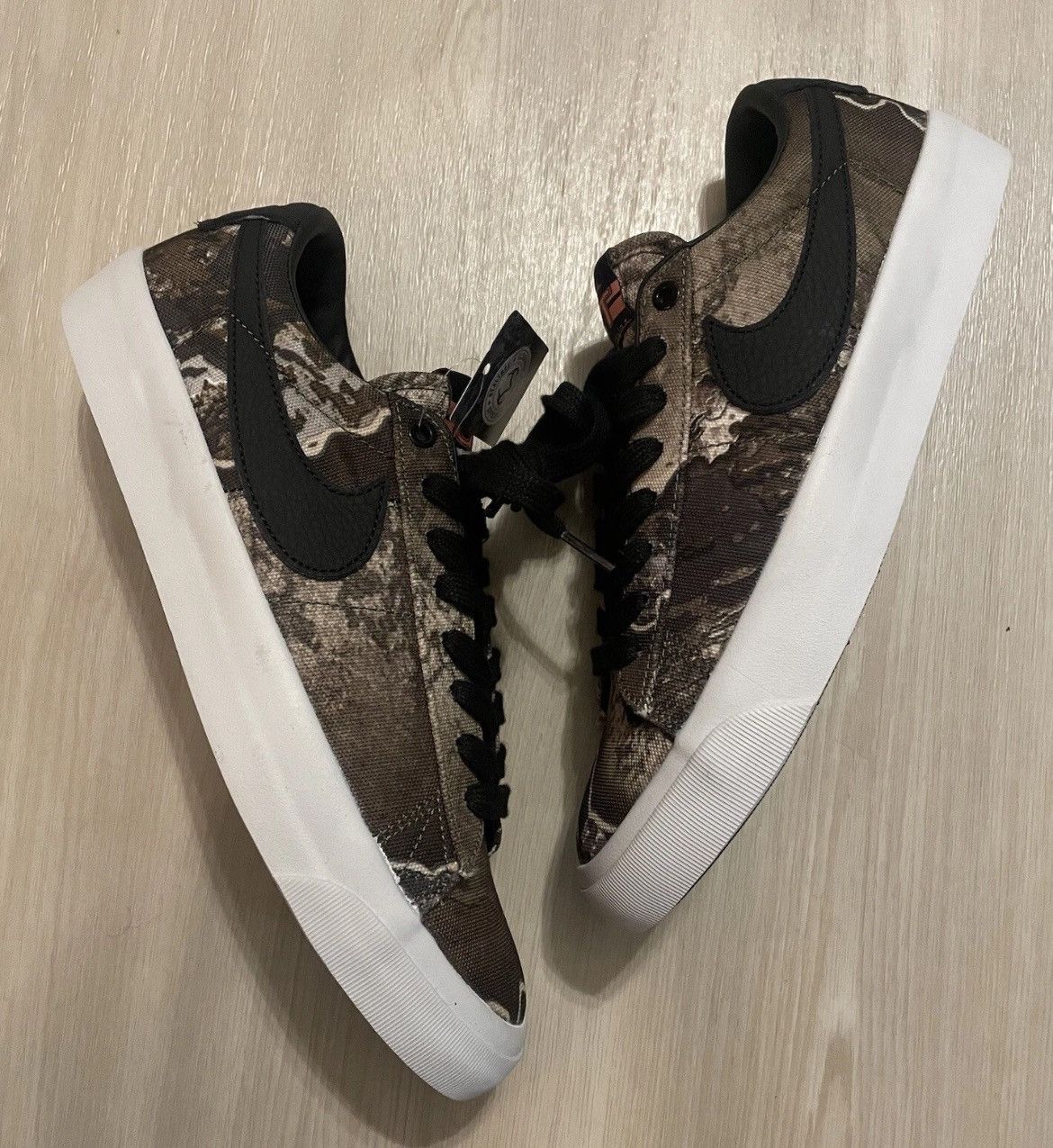 Nike × Realtree New Nike SB Zoom Blazer Low Pro GT PRM Camo Sneakers Sz 8M Size US 8 / EU 41 - 2 Thumbnail