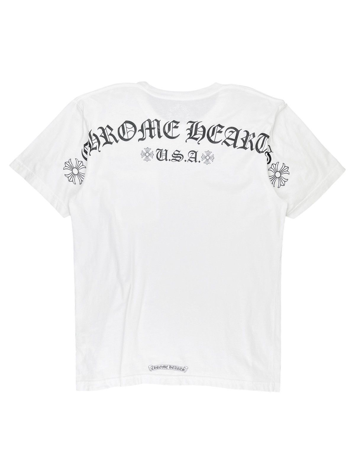 Chrome Hearts Chrome Hearts USA Banner Back Logo Pocket Tshirt 