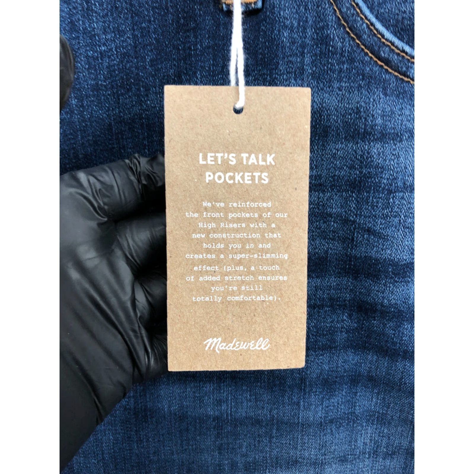 Madewell Madewell High Rise Skinny Jeans Plus Size 37 Womens Medium Wash Blue Size 25" / US 0 / IT 36 - 5 Thumbnail