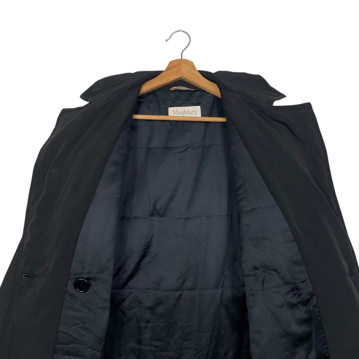 Max Mara Max Mara Double Breasted Black Jacket Size S / US 4 / IT 40 - 12 Thumbnail