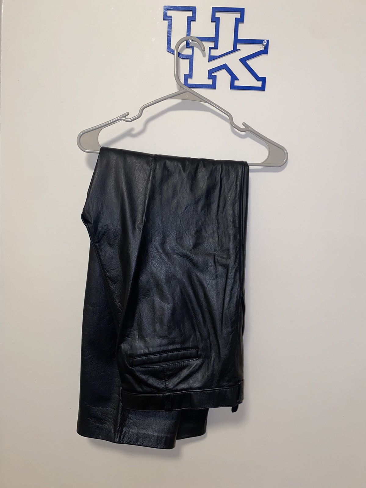 Genuine Leather MENS GENUINE LEATHER BIKER JEANS Size US 40 / EU 56 - 15 Thumbnail