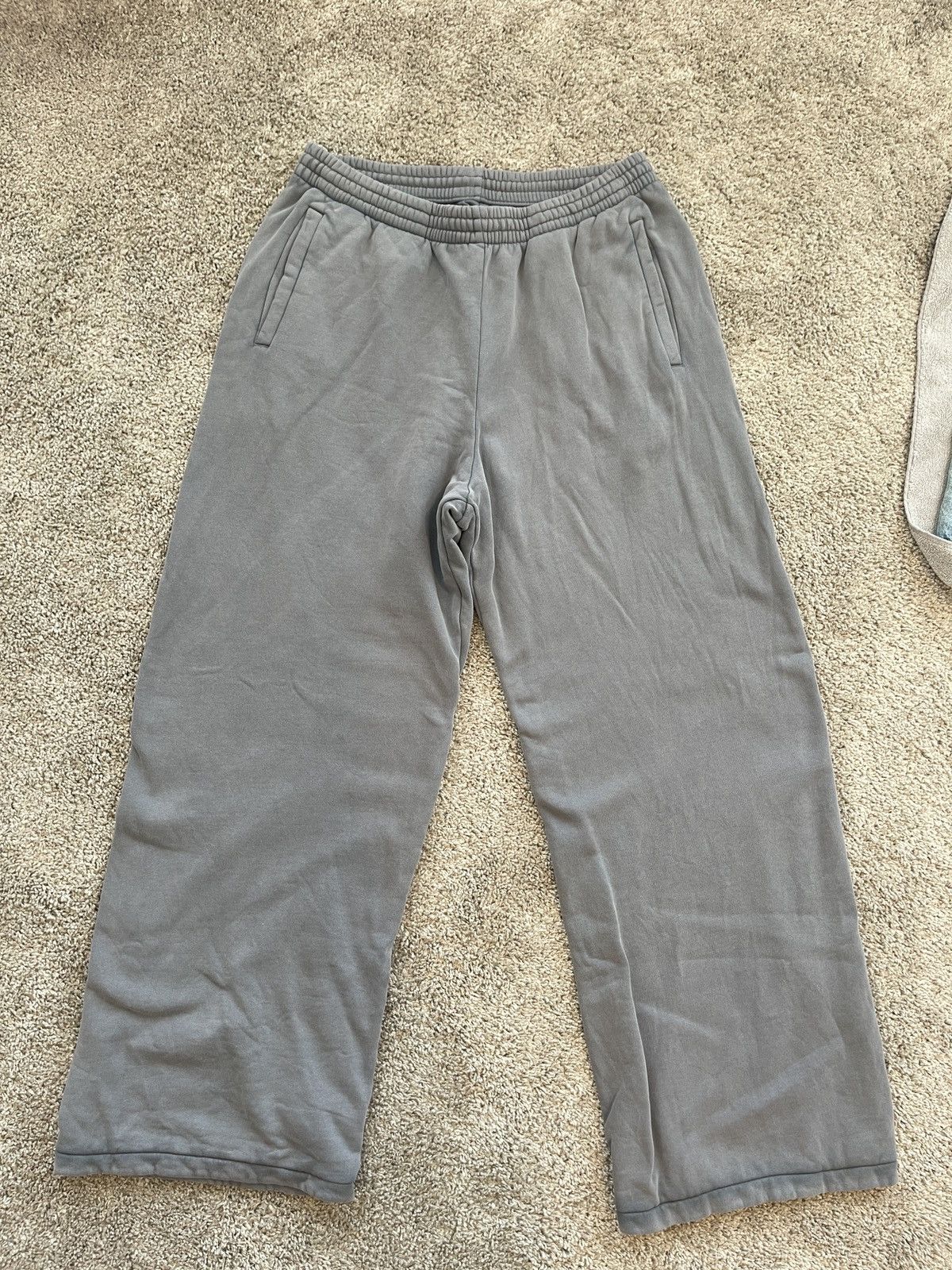 Yeezy GAP HEAVYWEIGHT PANTS GRAYサイズＭ Balenciaga × Gap × Yeezy Yeezy GAP EBB Double Layer Wide