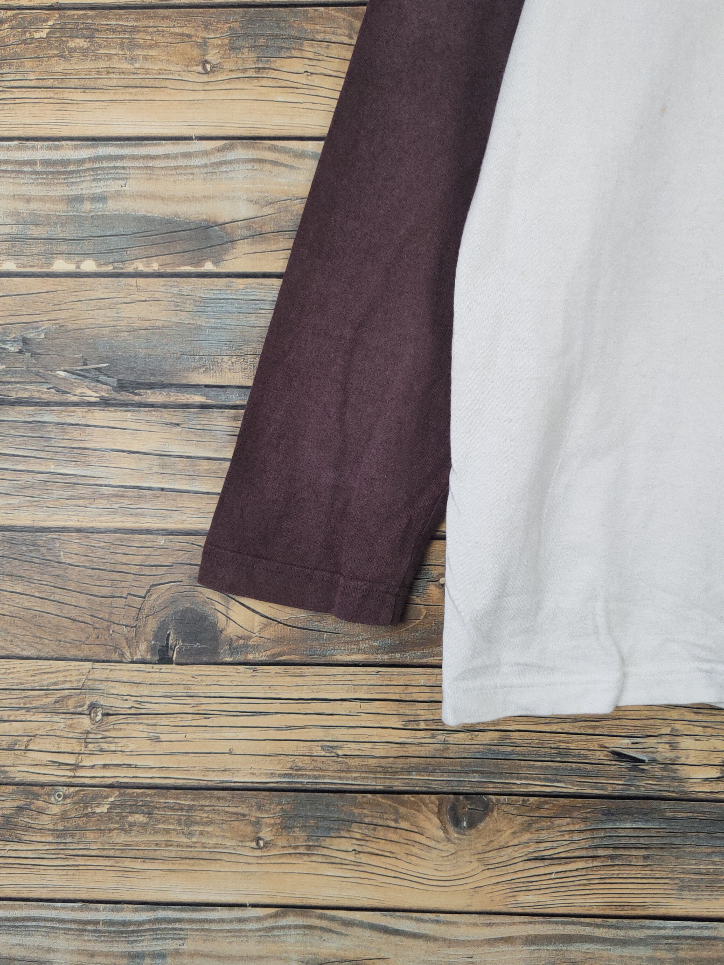 Japanese Brand DL Pandaman White Brown Long Sleeve T-shirts #645 Size US L / EU 52-54 / 3 - 4 Thumbnail