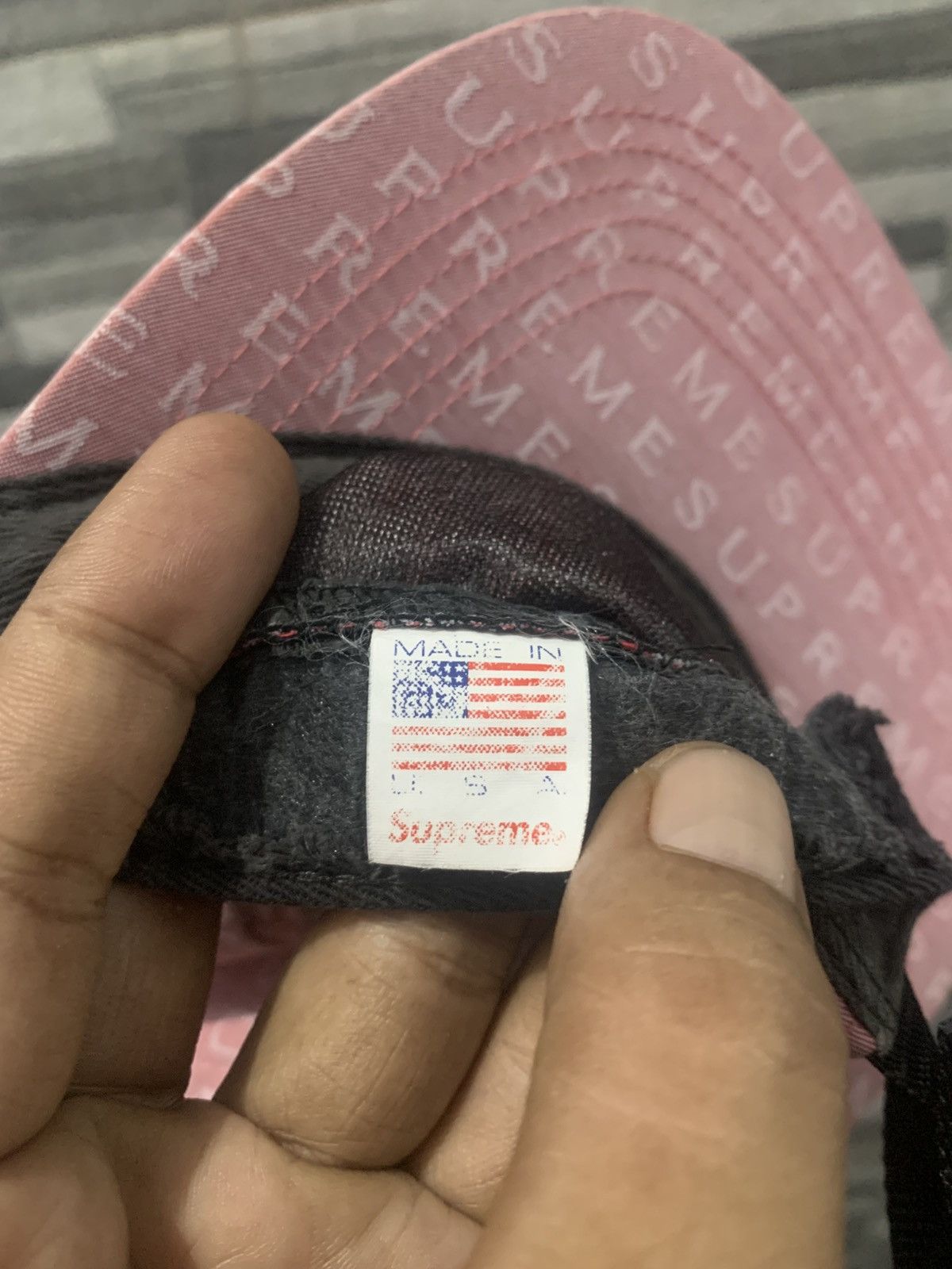 Supreme Supreme Text Jacquard Camp Cap SS15 Size ONE SIZE - 5 Thumbnail