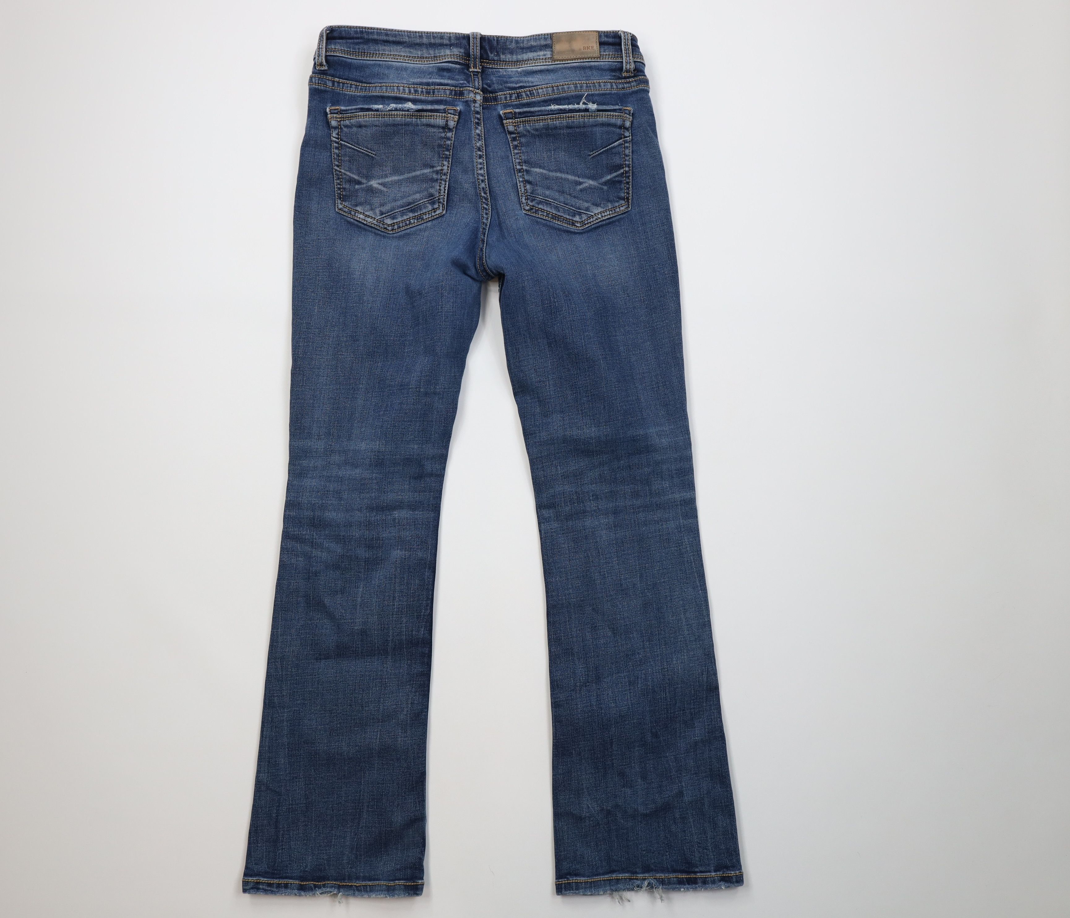 Vintage Buckle BKE Thick Stitch Victoria Mid Rise Bootcut Jeans Size 29" - 10 Thumbnail