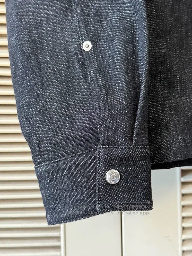 Dior Dior Black denim stitched jacket Size US S / EU 44-46 / 1 - 4 Thumbnail