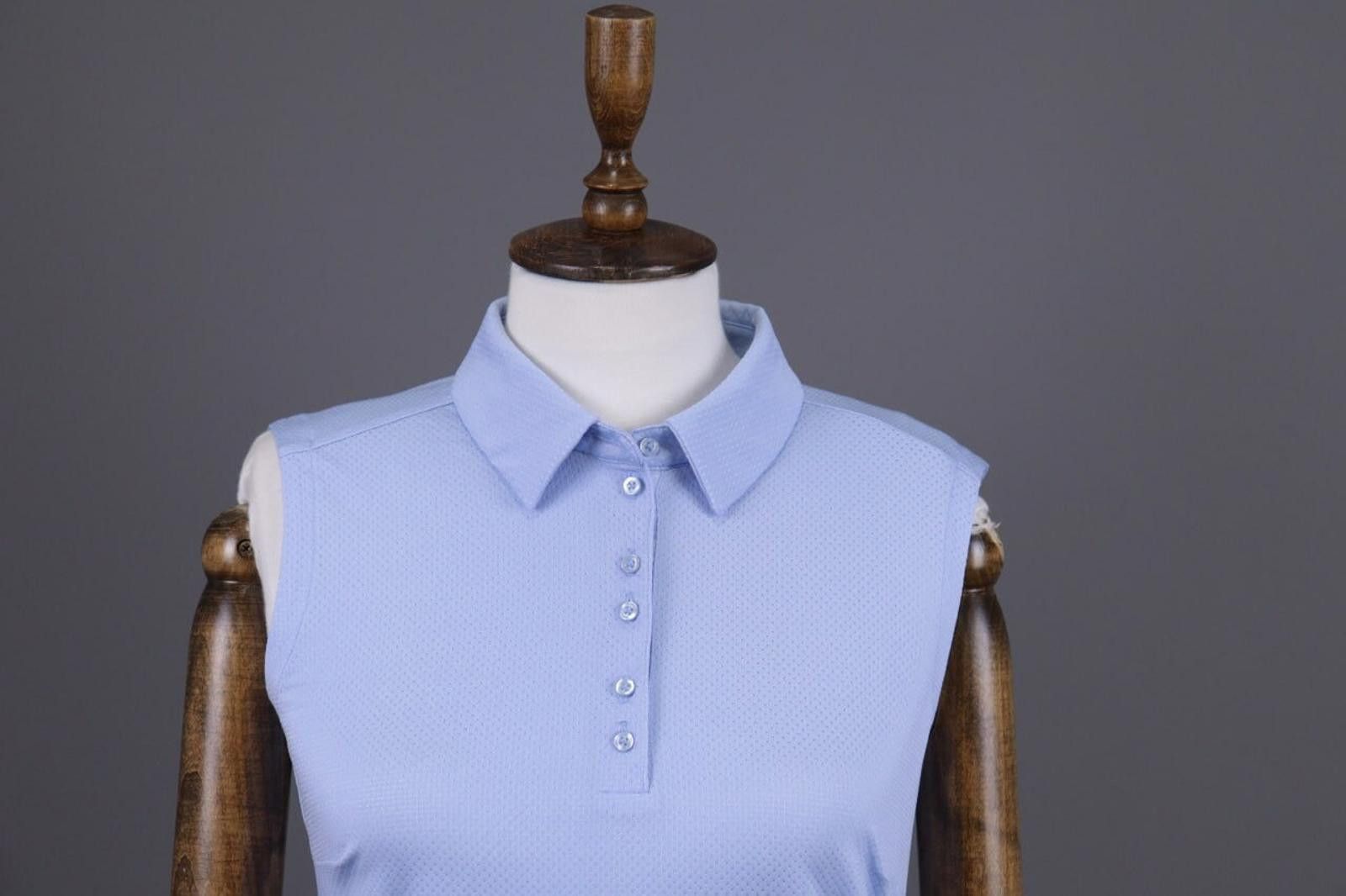 KJUS KJUS Blue Sleeveless Sport Fit Summer Polo Shirt Size 38 / M Size M / US 6-8 / IT 42-44 - 3 Thumbnail