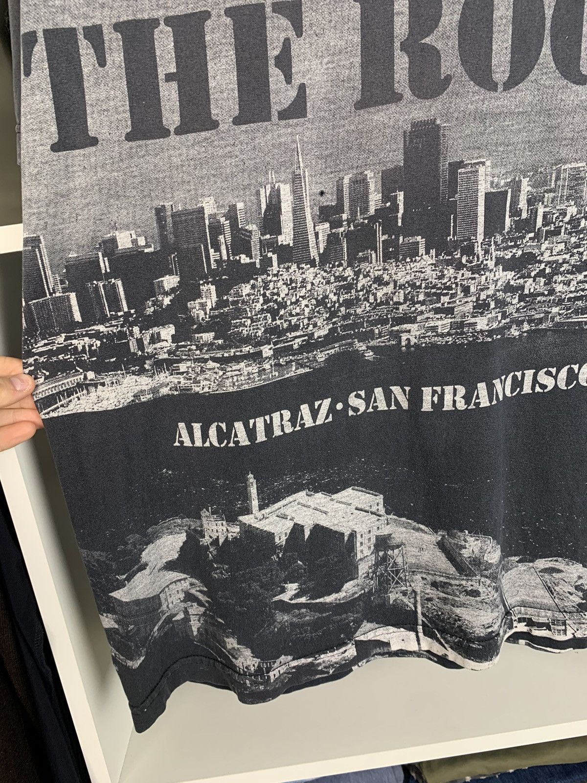 Vintage Vintage The Rock Alcatraz All Over Print T-shirt Size US L / EU 52-54 / 3 - 12 Thumbnail